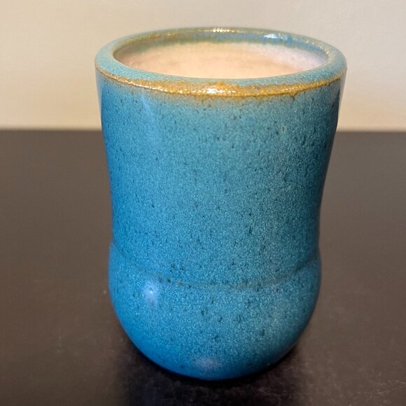 Handcrafted Blue Glaze Pottery Mug ~ CS Pottery - Picture 5 of 14